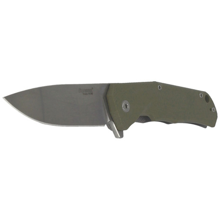 LionSteel T.R.E. G10 Green / Stone Washed Blade (TRE GGR)