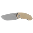 Remette Wild Species GC103-C Knife Brown G10, Fine Hand Grinding 14C28N