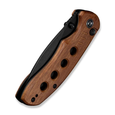 Civivi Triptych Knife Guibourtia Wood, Black Stonewashed 14C28N (C23085B-3)