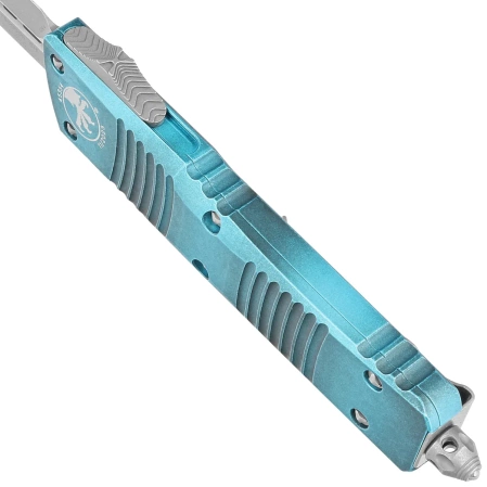 Nóż automatyczny OTF Microtech Combat Troodon D/E Weathered Turquoise Aluminium, Apocalyptic M390 by Tony Marfione  (142-10APWTQ)