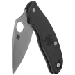 Spyderco Metropolitan Lightweight Knife Black FRN, Satin M398 by Sal Glesser (C213PBK)
