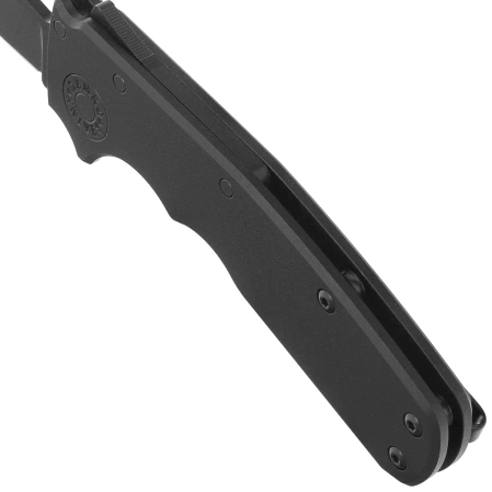 Demko Shark Cub Stealth Slicer Shark Knife Black Aluminum, Black DLC CPM20CV by Andrew Demko (SC-STE-20CVDLC-BK-SS)