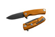 LionSteel ROK Knife Orange Aluminum, Black M390 by Molletta (ROK A OB)