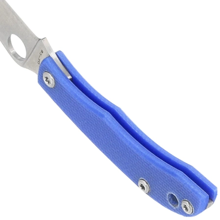 Nóż składany Spyderco Honeybee Blue G10, Satin 12C27 (C137GBLP)