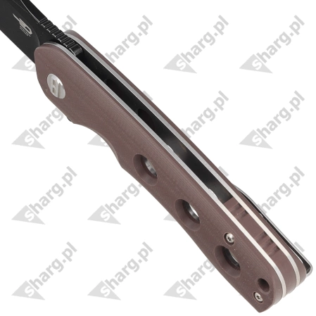 Nóż składany Bestech Arctic Brown G10, Black Stonewashed D2 (BG33D-2)