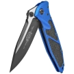 Microtech Socom Elite S/E-M Knife Blue Aluminum, Black M390MK by Tony Marfione (160-1BL)