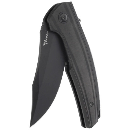 Nóż składany Reate Jack Jr. Black Aluminium, Black DLC S30V (Jack Jr. BKAL DLC BKAL)