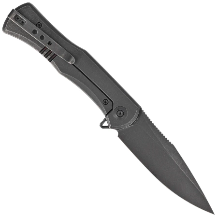 Nóż WE Knife Primoris Marble Carbon Fiber / Black Ti, Black Stonewashed (20047B-1)