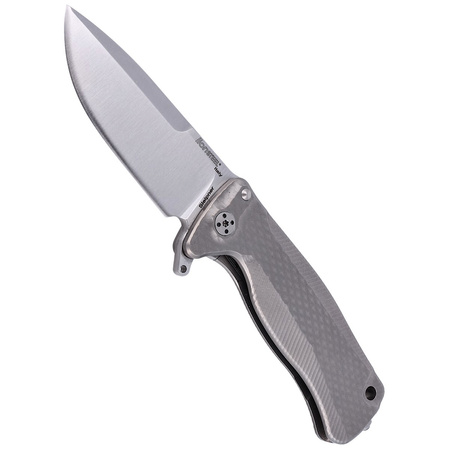 Nóż składany LionSTEEL SR22 Grey Titanium, Satin Sleipner by Molletta (SR22 G)