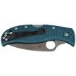 Spyderco LeafJumper Blue Lightweight FRN, Satin Plain K390 by Sal Glesser (C262PBLK390)