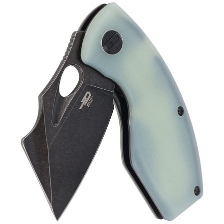 Nóż składany Bestech Lizard Transparent G10, Black Stonewashed D2 (BG39E)