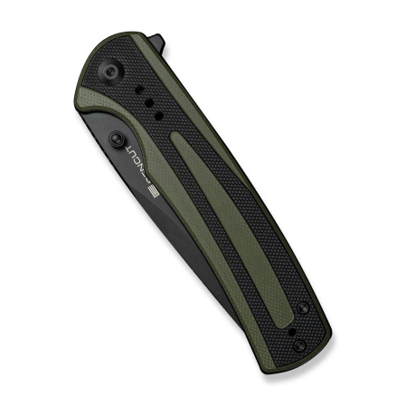 Sencut Regnator Knife Green / Black G10, Black 9Cr18MoV (S24057-2)
