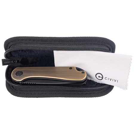 Nóż CIVIVI Elementum Flipper Black Brass, Black Stonewashed (C907T-A)