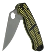 Spyderco Para Military 2 Salt Knife Yellow/Black G10, Satin MagnaCut by Sal, Eric Glesser (C81GBKYLMCP2)
