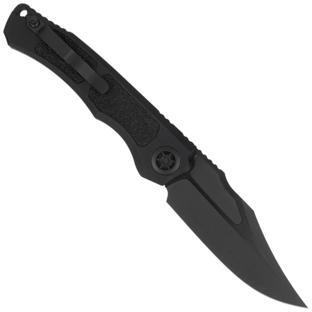 Heretic Wraith V4 Auto Tactical Aluminum/3M, Black DLC MagnaCut Automatic Knife by Tony Marfione Jr. (H002-6A-T)