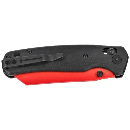 Bestechman Cicada's Wing Black G10, Red 10Cr15MoV (BMK06F)