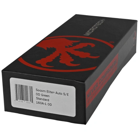 Nóż automatyczny Microtech Socom Elite Auto S/E OD Green Aluminium, Black M390 by Tony Marfione (160A-1OD)