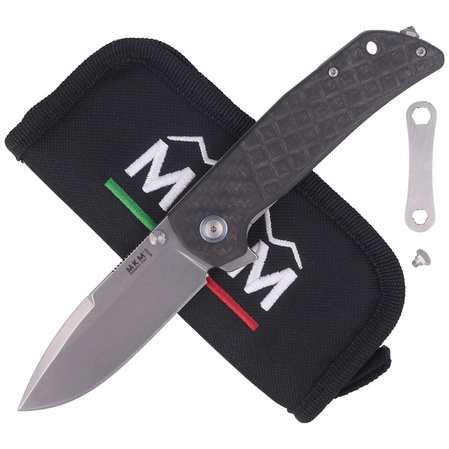 Nóż MKM Maximo Carbon Fiber, Stone Washed by Bob Terzuola (MKMM-CT)