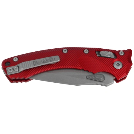 Nóż składany Microtech Amphibian Ram-Lok S/E Fluted Merlot Aluminium, Apocalyptic M390MK by Tony Marfione (137RL-10APFLMR)