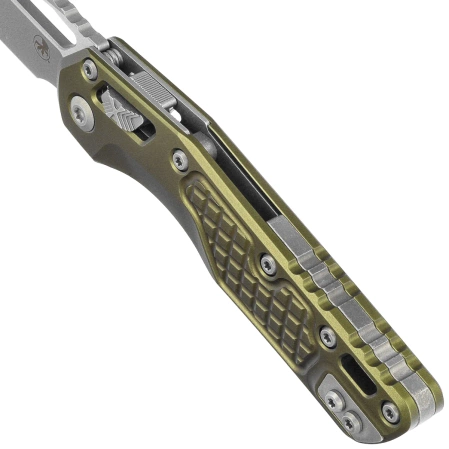 Nóż składany Microtech MSI S/E OD Green Frag Aluminium, Apocalyptic M390MK by Tony Marfione (210-10APFROD)