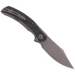 WE Knife Snick Gray Titanium / Marble Carbon Fiber, Gray Stonewashed CPM-20CV (WE19022F-2)
