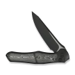 Nóż składany WeKnife 702XI LE No 087/150 Black Integral Titanium/Aluminum Foil Carbon Fiber, Black Stonewashed M390 (WE07B-2)