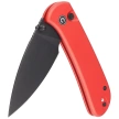 Nóż składany Civivi Qubit Red Aluminum, Black Stonewashed 14C28N (C22030E-2)