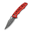 Civivi Anaaki Knife Red Aluminum, Damascus (C24039-DS1)