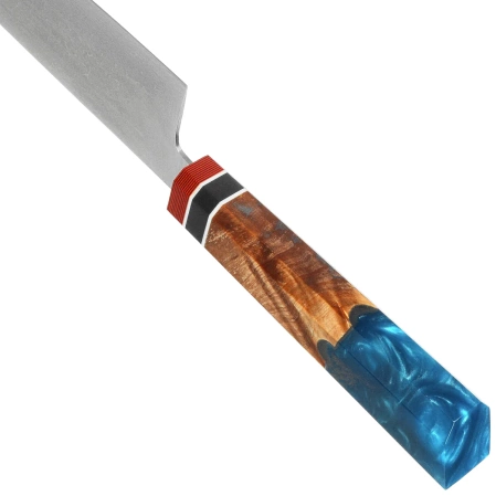 Nóż kuchenny Tokisu Gyuto Stabilized Wood/Epoxy, Damascus (17455)