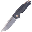 Nóż składany Viper Katla Black Canvas Micarta, Stonewashed M390 by Jesper Voxnæs (V5982CB)