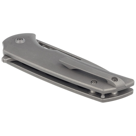 Nóż składany WE Knife Mini Malice Gray Titanium, Gray Stonewash CPM 20CV by Ferrum Forge (WE054BL-2)