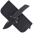 Nóż składany WE Knife Mini Malice Black Titanium, Black Stonewashed CPM 20CV by Ferrum Forge (WE054BL-1)