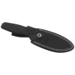 LionSteel Acha Knife Black Burlap Micarta, Black Stonewashed M390 by Molletta (AH B BLB)