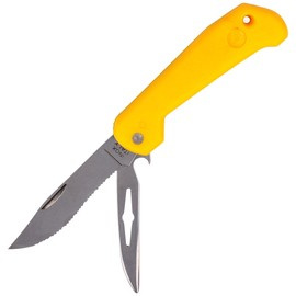 MAC Marine B91/5 Yellow PP Sailor Knife, Mirror W 1.4028 (MC B915.Y)