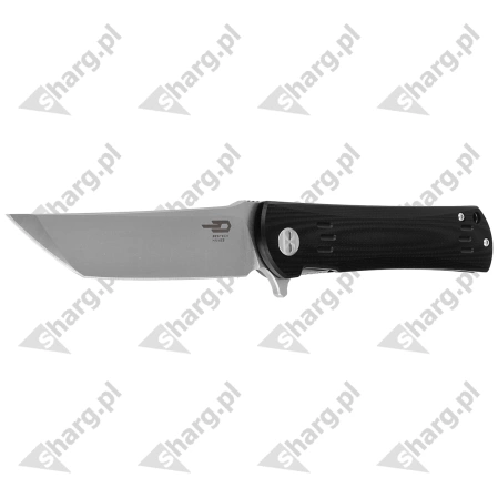 Bestech Kendo Knife Black G10, Stonewashed / Satin D2 (BG06A-1)