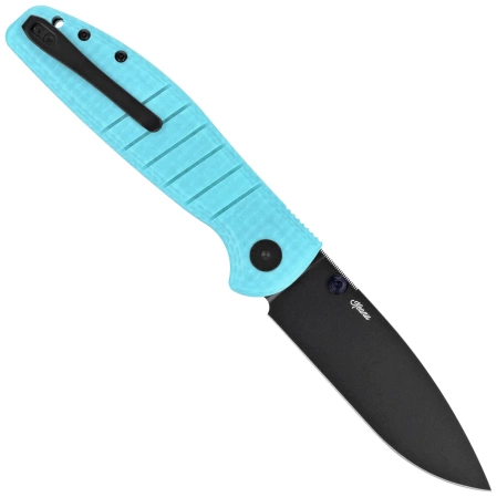 Bestechman Knife Goodboy Blue G10, Grey DLC D2 by Keanu Alfaro (BMK04C)