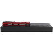 LionSteel ROK Knife Red Aluminum, Black M390 by Molletta (ROK A RB)