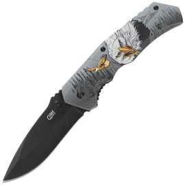 Herbertz CJH Knife 3D Eagle, Black 420 (ART000142)