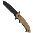 Nóż składany Extrema Ratio Glauca J1 Desert Aluminium, Black MIL-C N690 (04.1000.0165/RVHCS)
