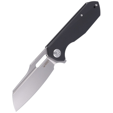 Nóż składany Kubey Atlas Black G10, Beadblasted 14C28N by Jelly Jerry (KU328A)