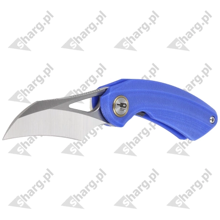 Nóż składany Bestech Bihai Blue G10, Stonewashed/Satin 14C28N by Ostap Hel (BG53D-1)