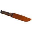 Nóż Martinez Albainox USMC wzór Ka-Bar Brown Leather, Black 3Cr13Mov (31762)