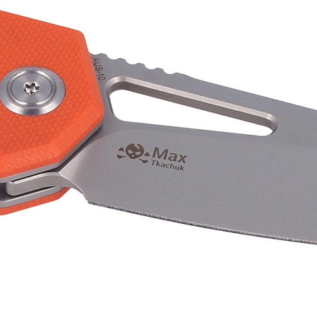 Nóż Kubey Knife New Vagrant Orange G10, Sandblast AUS-10 (KU291D)