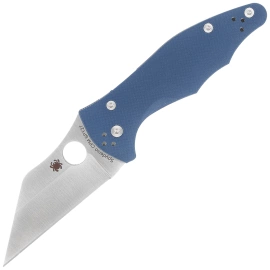 Nóż składany Spyderco Yojimbo 2 Cobalt Blue G10, Satin CPM SPY27 by Michael Janich (C85GPCBL2)