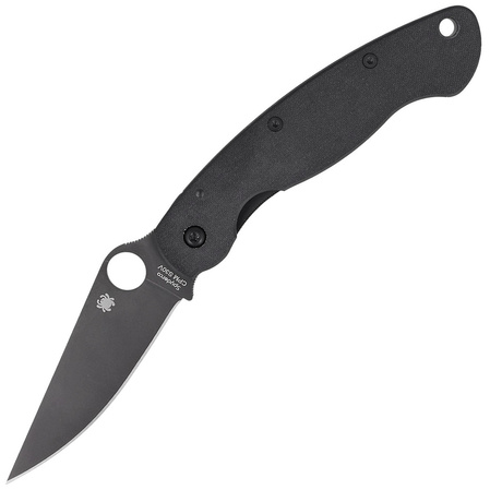 Nóż składany Spyderco Military G-10 Black / Black Blade (C36GPBK)