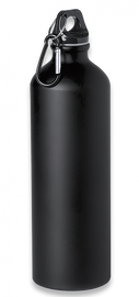 Butelka Barbaric Sports z karabińczykiem Aluminium 800 ml - Black Matte (40070)