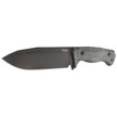 Nóż LionSteel Black Canvas Micarta, Old Black CPM 3V by Molletta (T6B 3V CVB)