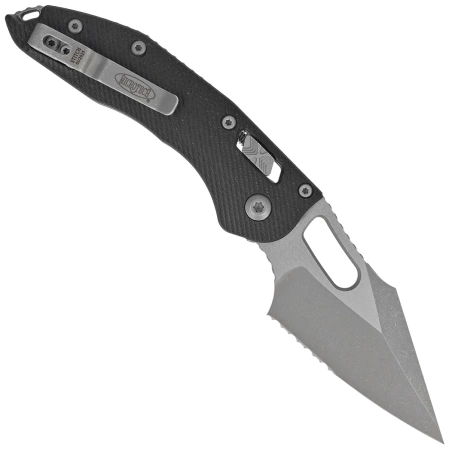 Nóż składany Microtech Stitch Ram-Lok S/E Black Fluted G10, Apocalyptic P/S M390MK by Borka Blades and Tony Marfione (169RL-11APFLGTBK)