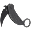 Nóż FOX PikAL / Karambit Black G10, Black Idroglider N690Co by Giuliano Ron (FX-826)