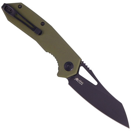 Kubey Knife New Vagrant Tan G10, Darkwashed AUS-10 (KU291E)